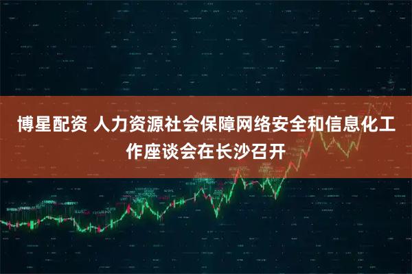 博星配资 人力资源社会保障网络安全和信息化工作座谈会在长沙召开